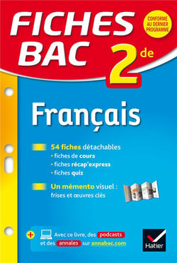 Fiches bac Tome 20 : français - 2nde