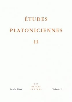 Etudes platoniciennes ii (édition 2006)