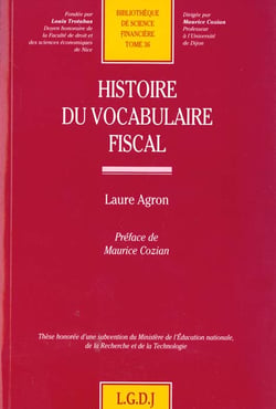 Histoire du vocabulaire fiscal - vol36