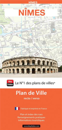Nîmes : Plan de ville (édition 2024)