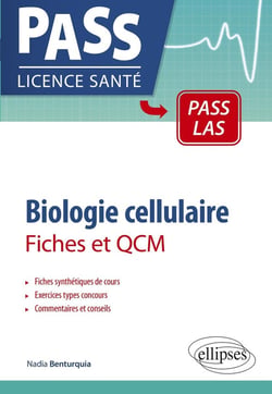 Biologie cellulaire en pass et las - fiches et QCM