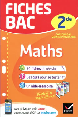 Fiches bac - mathématiques - 2de