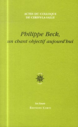 Philippe Beck, un chant objectif d'aujourd'hui
