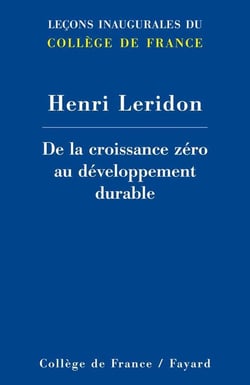 DE LA CROISSANCE ZERO AU DEVELOPPEMENT DURABLE