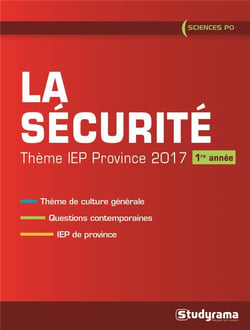La sécurité - thème IEP province - 1e année (édition 2017)