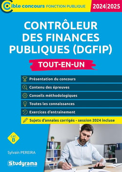 Contrôleur des finances publiques (DGFIP) : Tout-en-un (édition 2024/2025)