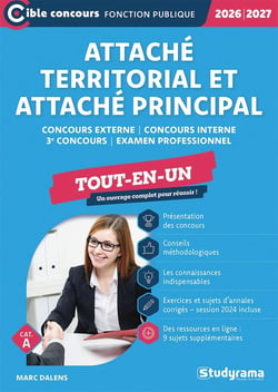 Attaché territorial – Attaché principal (Catégorie A – Concours 2026-2027)