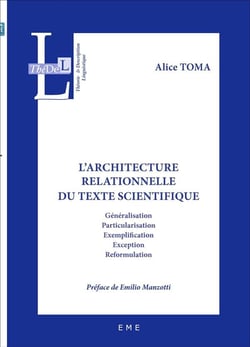 L'architecture relationnelle du texte scientifique - généralisation, particularisation, exemplification, exception, reformulation