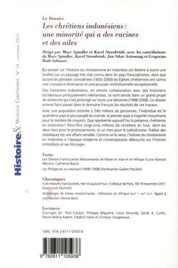 Histoire et missions chrétiennes n.19 : les chrétiens indonésiens : une minorité qui a des racines et des ailes