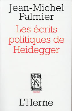 Les écrits politiques d'Heidegger