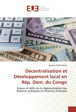 Decentralisation et developpement local en rep. dem. du congo