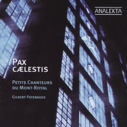 Pax caelestis: choral sacred music