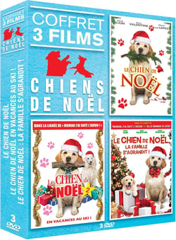 Chien de Noël + Chien de Noël en vacances au ski + Chien de Noël : la famille s'aggrandit