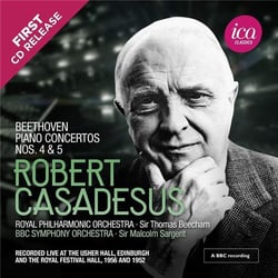 Beethoven : Concertos pour piano n°4 et 5 / Robert Casadesus (Richard Itter Collection)