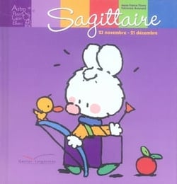 Petit lapin blanc - astro - sagittaire - 23 novembre - 21 décembre