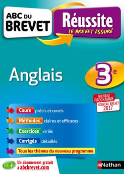 ABC du brevet réussite Tome 39 : anglais - 3e (édition 2016)
