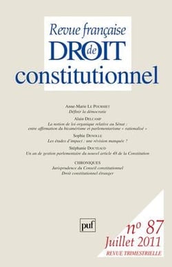 Revue française de droit constitutionnel n.87