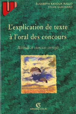 L'explication de textes a l'oral des concours