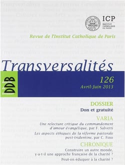 Transversalité n.126 : avril-juin 2013