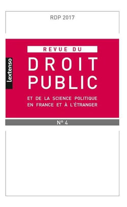 Revue du droit public n.2017/4
