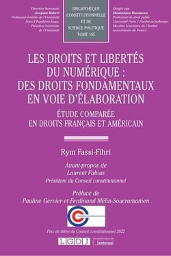 Les droits et libertés du numérique : des droits fondamentaux en voie d'élaboration t.165 : étude comparée en droit français et américain