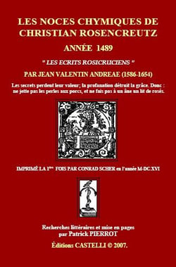 Les noces chymiques de christian rosencreutz - année 1489