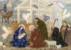 Calendrier de l'avent - il est né le divin enfant