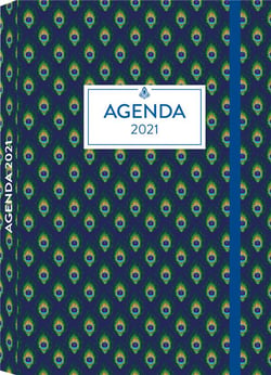 L'agenda de mon année - paon (édition 2021)
