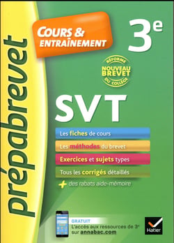 Prépabrevet cours & entraînement - svt 3e nouveau brevet