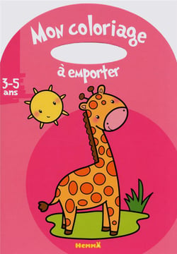 Mon coloriage à emporter - girafe