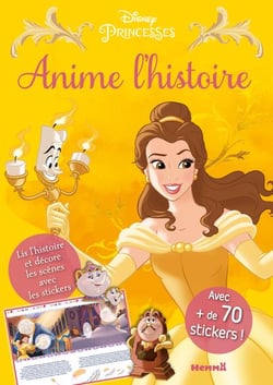 Disney princesses - anime l'histoire de belle