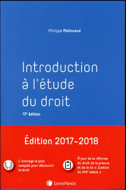 Introduction à l'étude du droit (17e édition)
