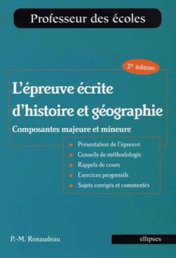 L'épreuve écrite d'histoire et géographie - composantes majeure et mineure