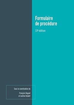 Formulaire de procédure 2025 (10e édition)