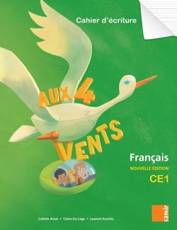 AUX 4 VENTS : cahier d'écriture CE1