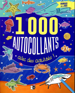1000 autocollants avec des activités - animaux de la mer