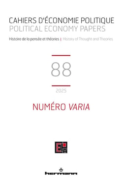 Cahiers d'économie politique n.88 : Varia