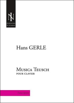 Musica teusch (1532) - transcription pour clavier par b. bordage