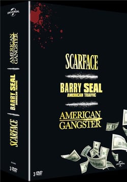 Coffret : Scarface + Barry Seal : American Traffic + American Gangster