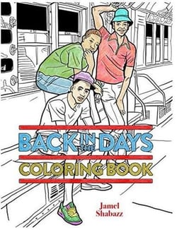 Jamel shabazz back in the days coloring book