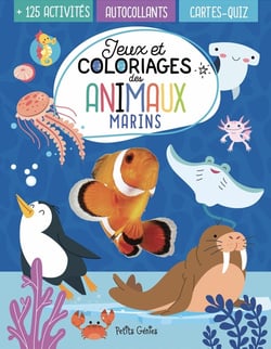 Jeux et coloriages animaux marins