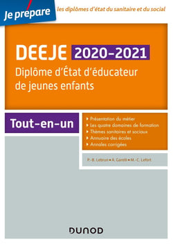 Je prépare : DEEJE - diplôme d'Etat d'éducateur de jeunes enfants - tout-en-un (édition 2020/2021)
