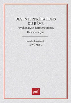 Des interprétation du rêve - psychanalyse, herméneutique, daseinanalyse