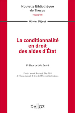 La conditionnalité en droit des aides d'État - Volume 188
