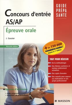Concours d'entrée as/ap - épreuve orale