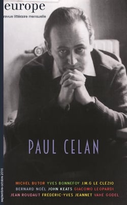 Revue Europe n.1049 : 1050 - Paul Celan