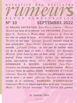 Revue Rumeurs n.10 : septembre 2022