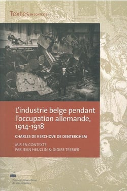 L'industrie belge pendant l'occupation allemande