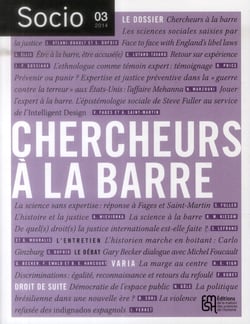 Socio, n° 3/2014 : Chercheurs à la barre