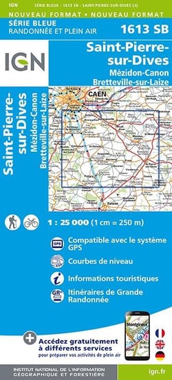 1613Sb Saint-Pierre-Sur-Dives/Mezidon/Bretteville-Sur-Laize